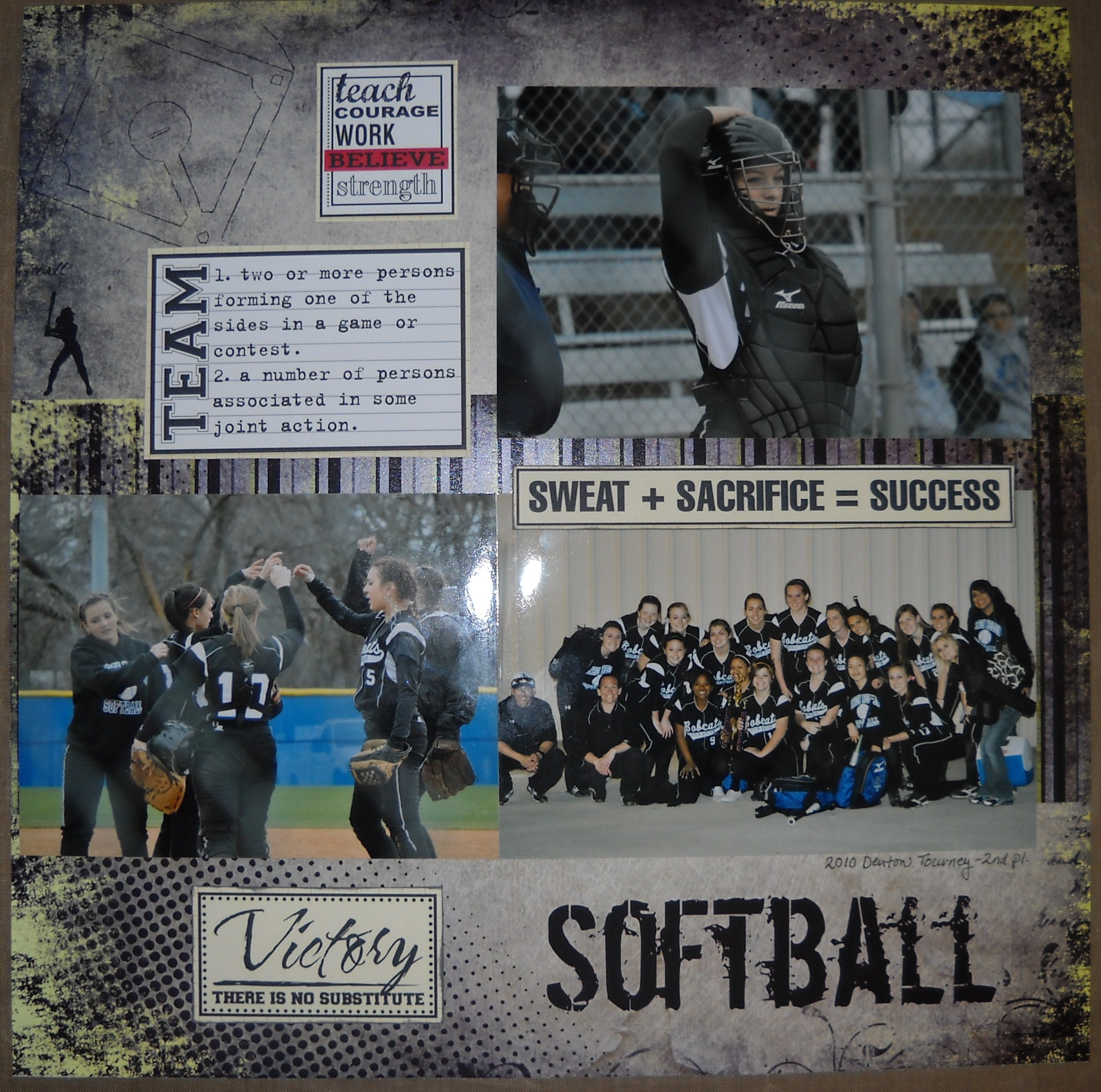 Fastpitch Softball 2nd place tournament win