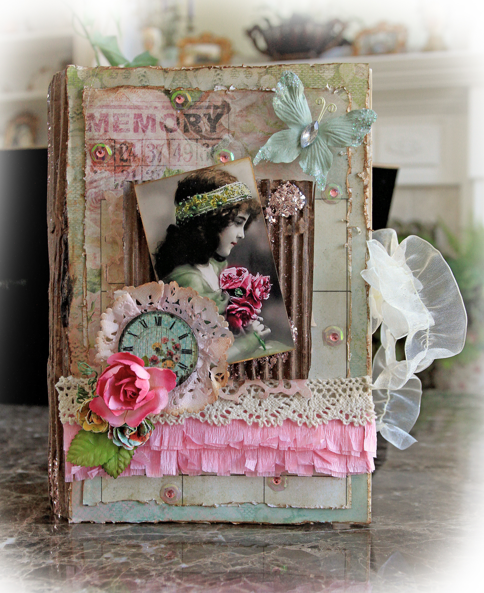 Altered Memory Keepsake Book Box **SCRAPS OF DARKNESS** **SCRAPS OF