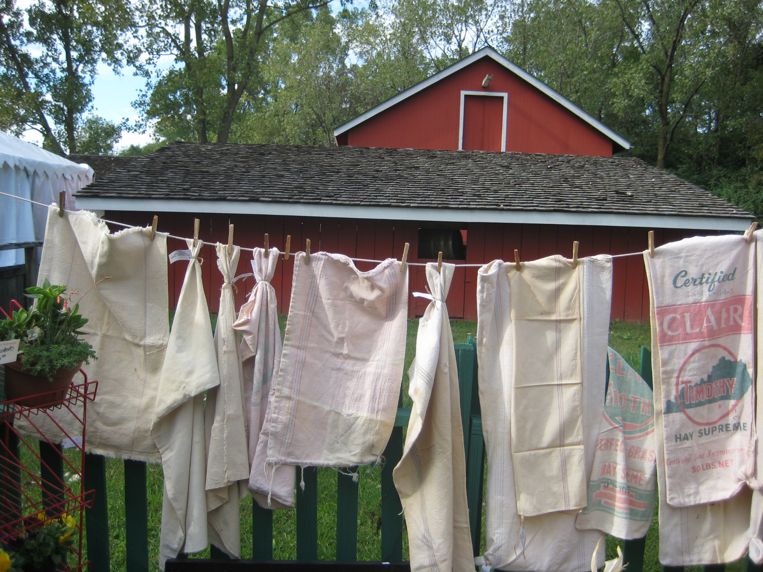 Vintage Laundry Line