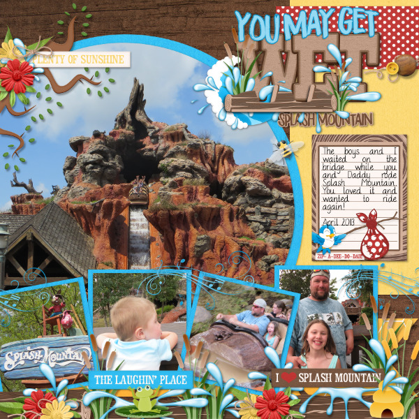 You May Get Wet! {Splash Mountain}