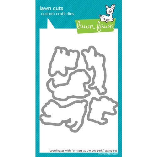 Lawn Fawn Critters at the Dog Park Die Cutting Template