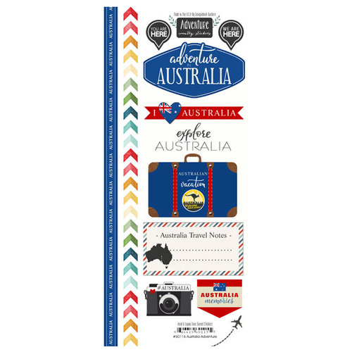 Scrapbook Customs Adventure Australia Stickers