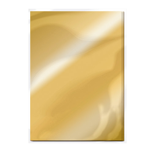 Tonic Studios Polished Gold Gloss 8.5x11 Mirror Cardstock