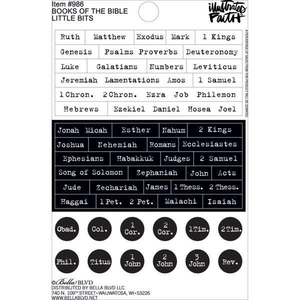 Bella Blvd Illustrated Faith Whatever is Lovely Books of the Bible Stickers