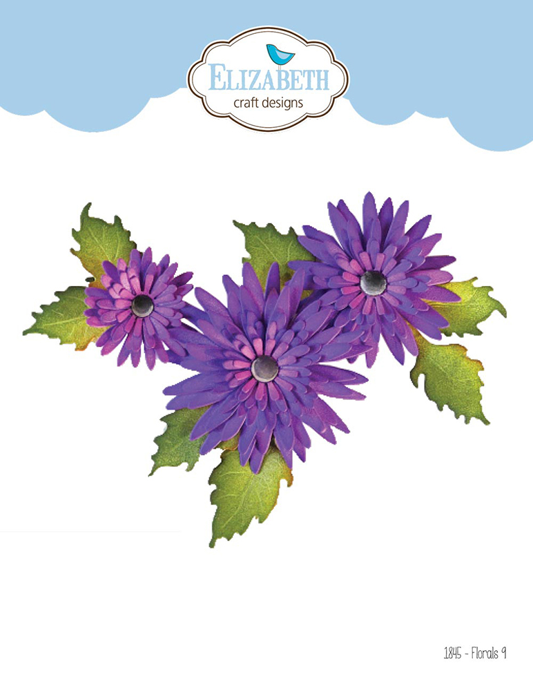 Elizabeth Craft Designs Florals Volume II Collection Dies Florals 09