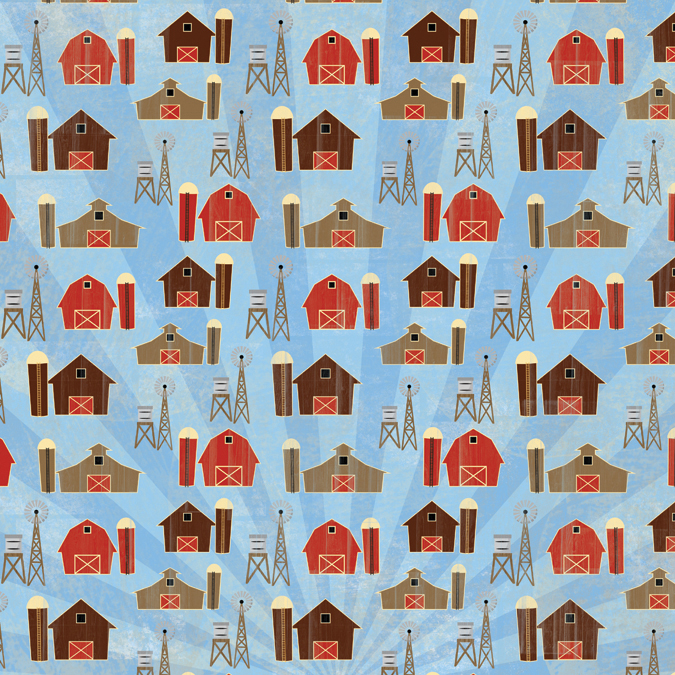 Karen Foster Design Barns Paper