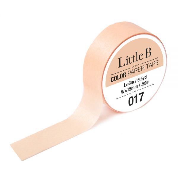 Little B Flesh 15mm Color Paper Tape