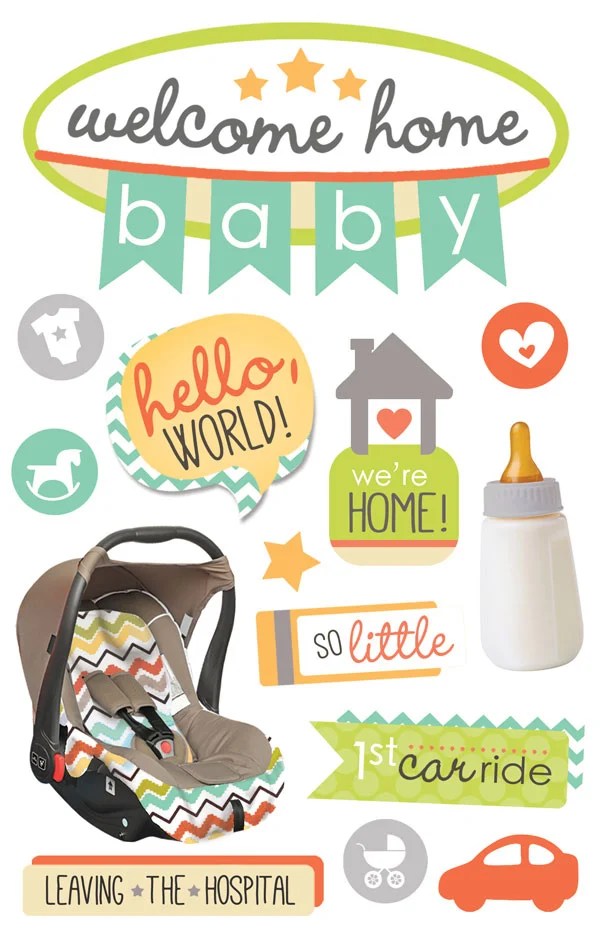 Paper House Productions Home Baby Stickers
