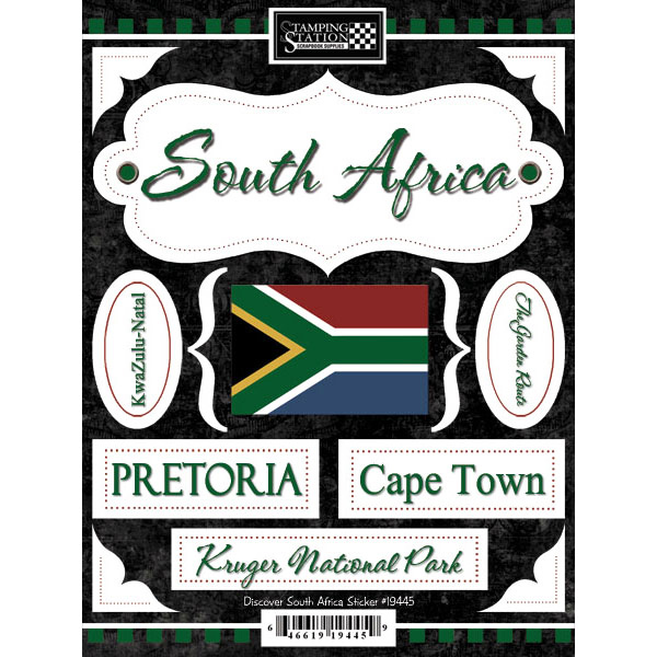 Scrapbook Customs World Collection South Africa Cardstock