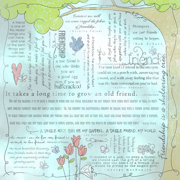 Scrapbook Customs Religious Collection 12 x 12 Paper Quotes