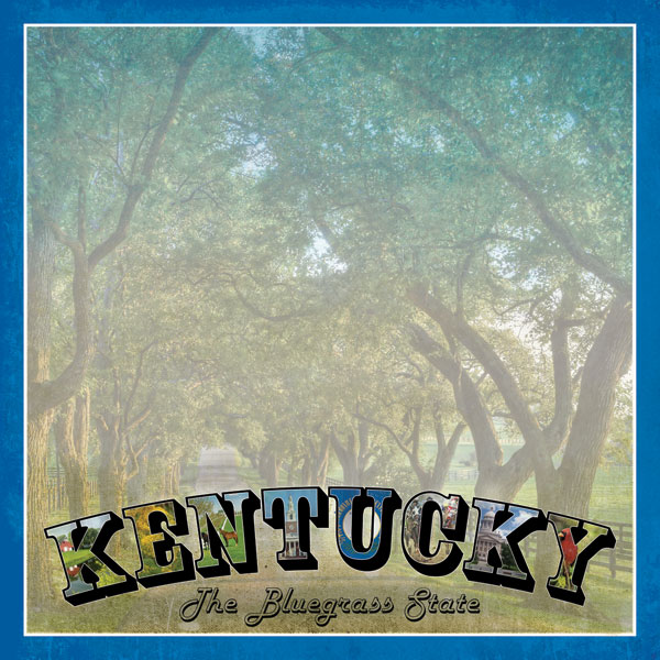 Scrapbook Customs Kentucky Vintage Paper