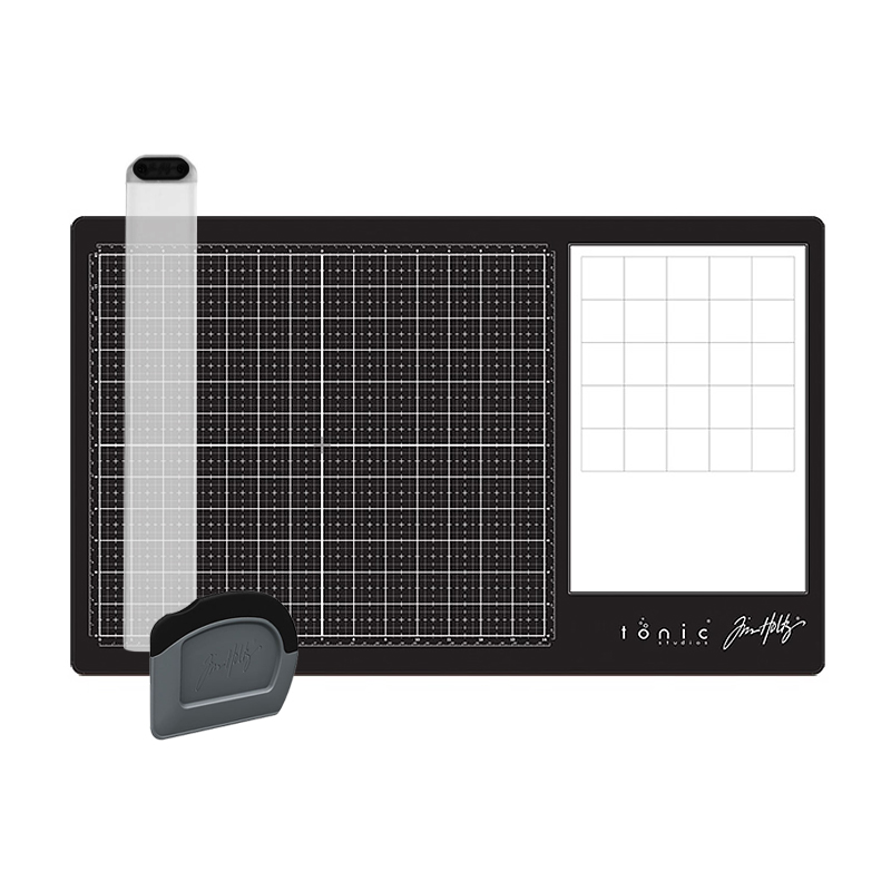 Tonic Studios Tim Holtz Glass Media Mat and Tool Set