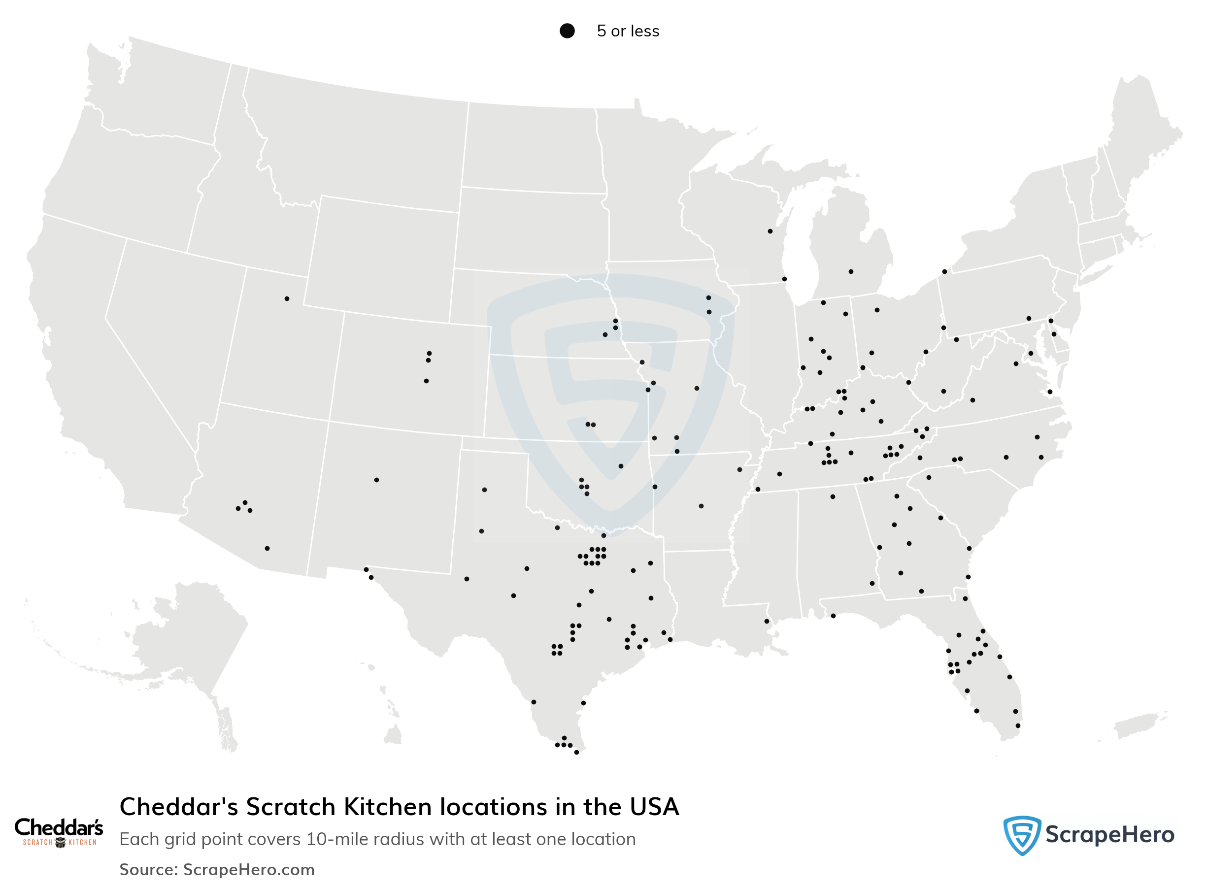 Cheddar's Scratch Kitchen store locations in USA ScrapeHero Data Store