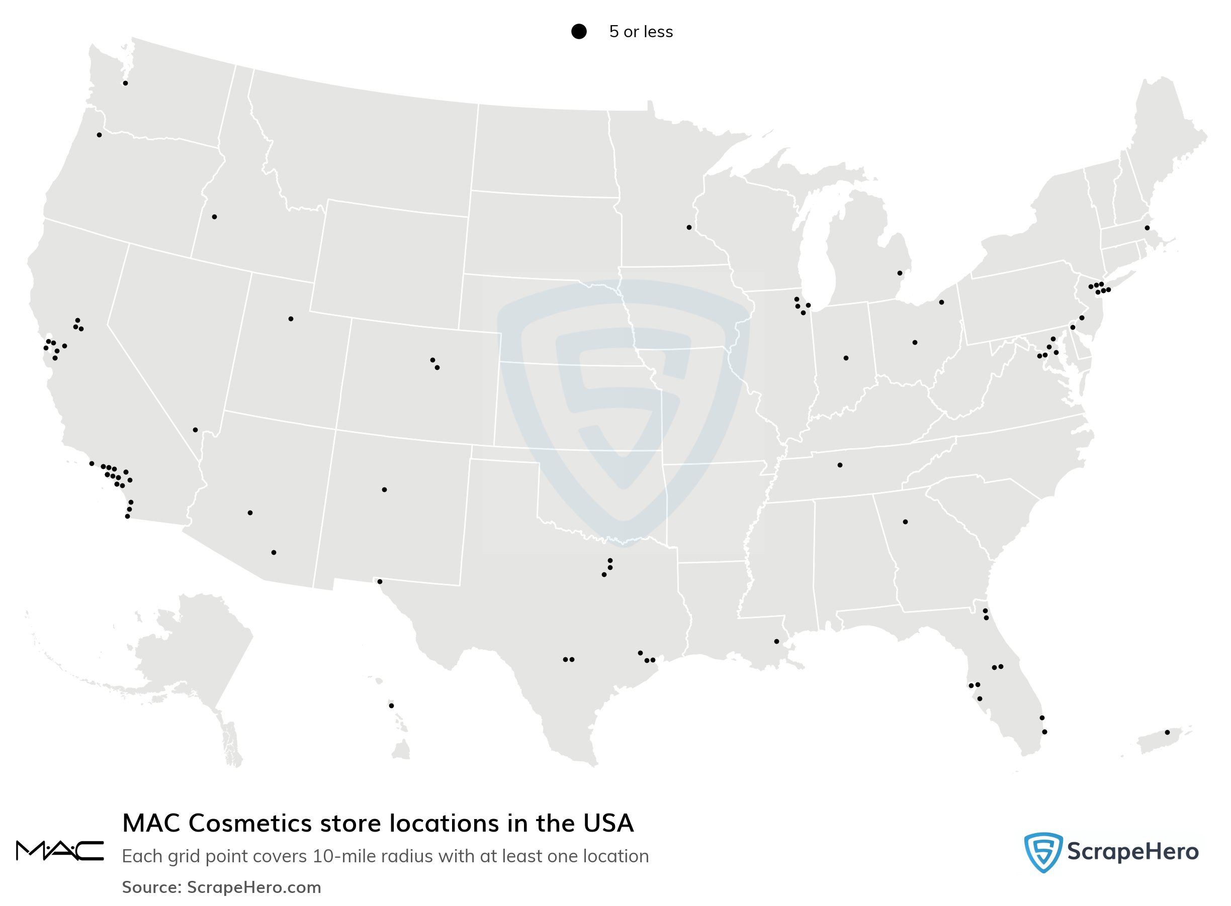 List of all MAC Cosmetics store locations in the USA ScrapeHero Data