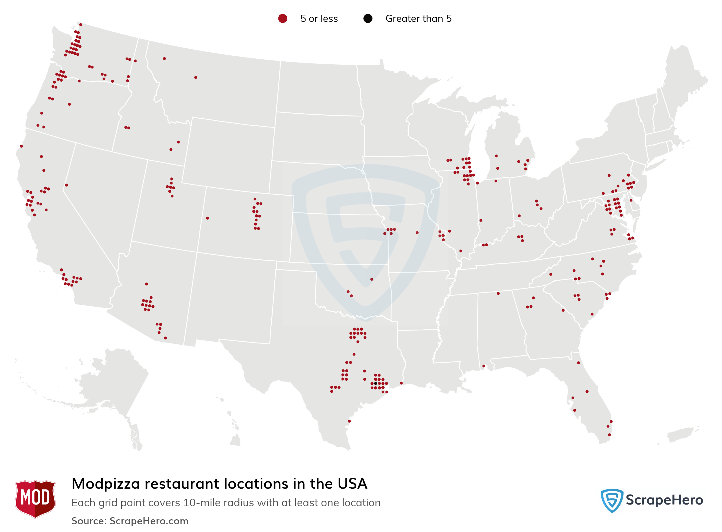 List of all Modpizza restaurant locations in the USA ScrapeHero Data