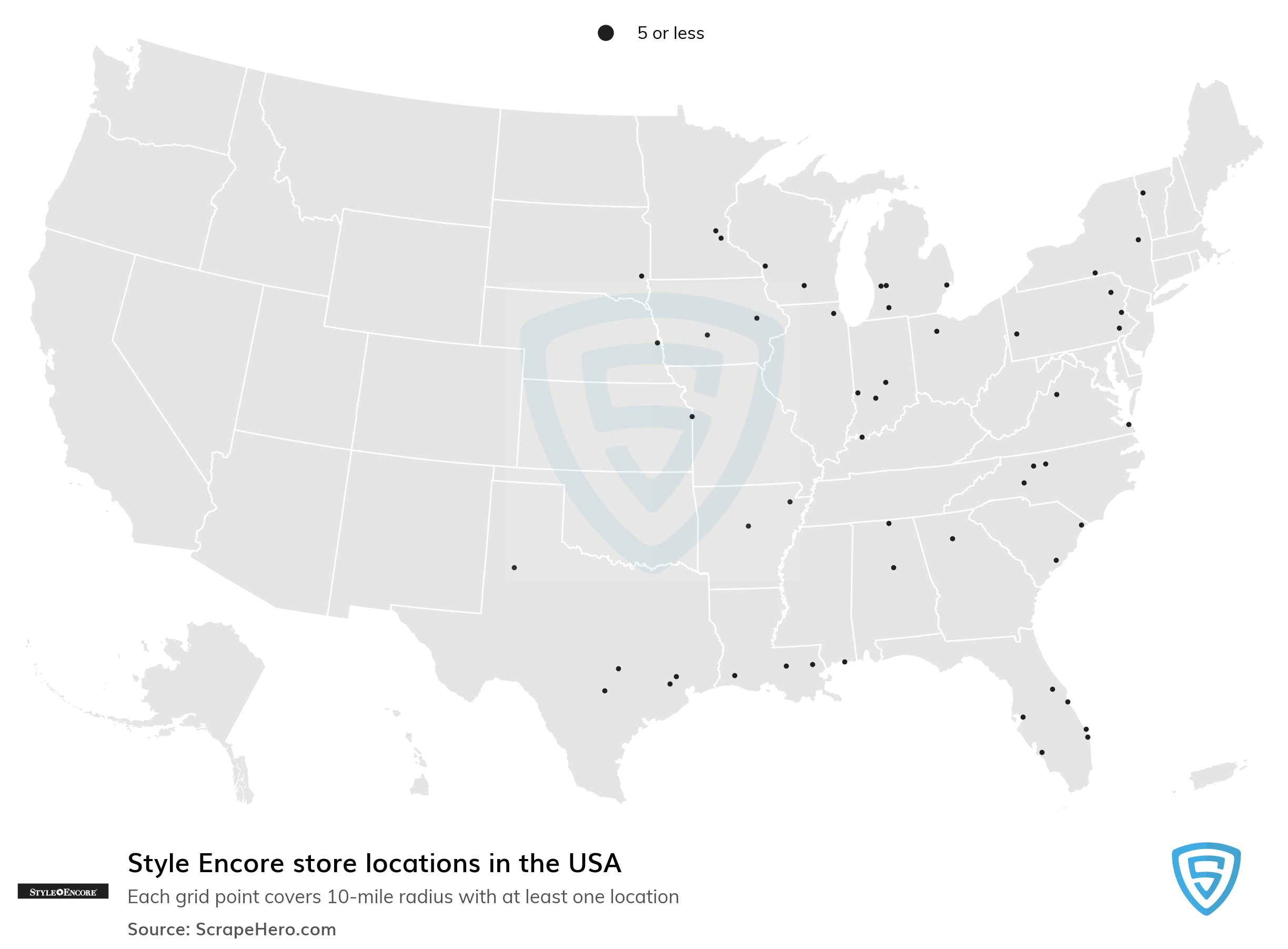 List of all Style Encore store locations in the USA ScrapeHero Data Store