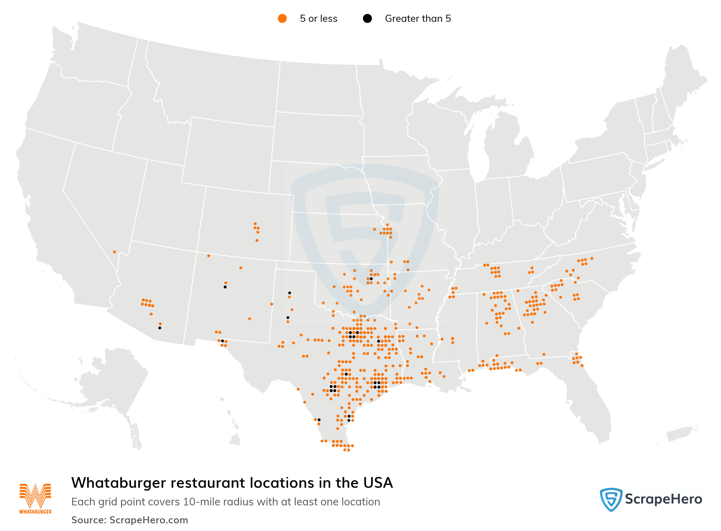 List of all Whataburger store locations in the USA ScrapeHero Data Store