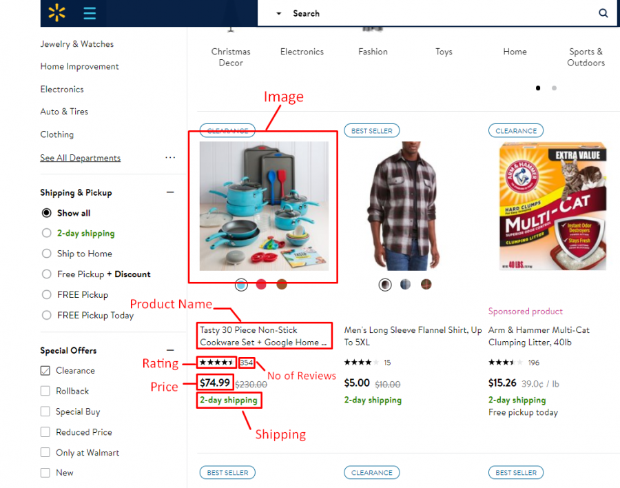 How to scrape Walmart Product Data and Pricing ScrapeHero Cloud