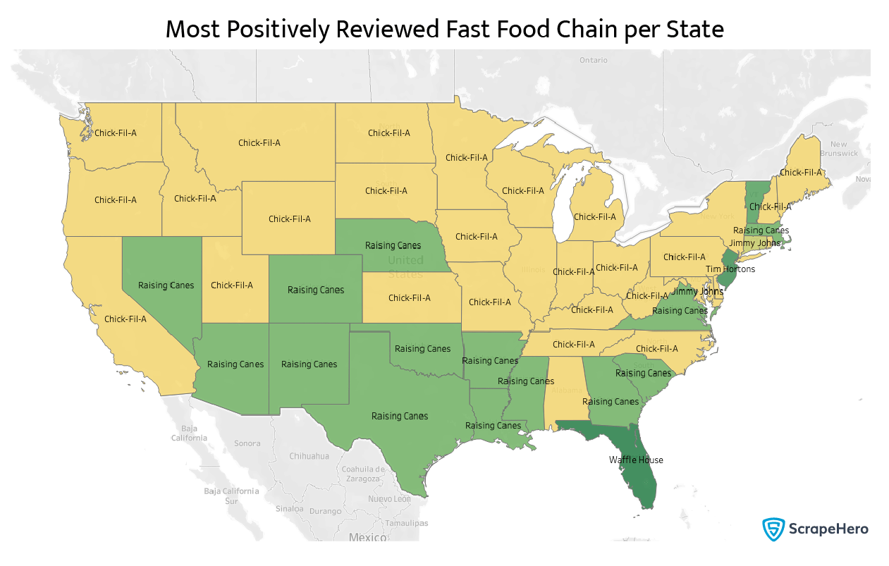 Analyzing 30 Million Reviews of Fast Food Chains in the US
