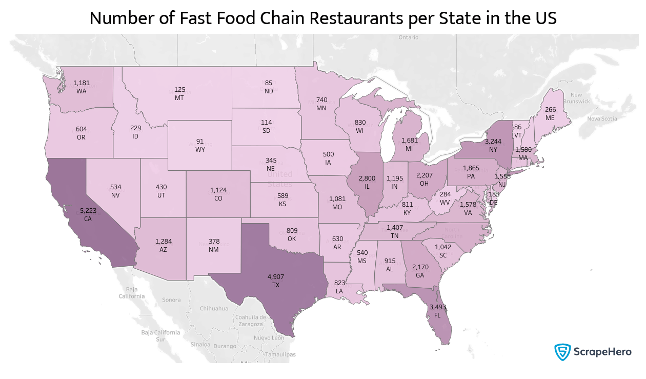 Analyzing 30 Million Reviews of Fast Food Chains in the US