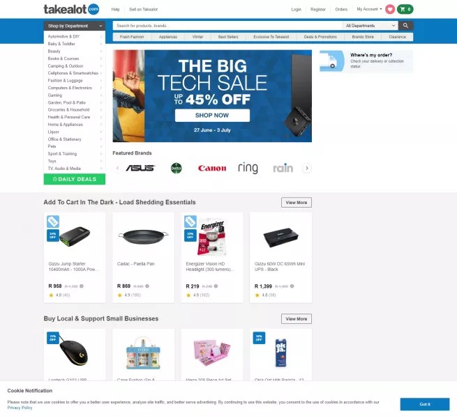 Takealot Data Scraping Services ScrapeIt