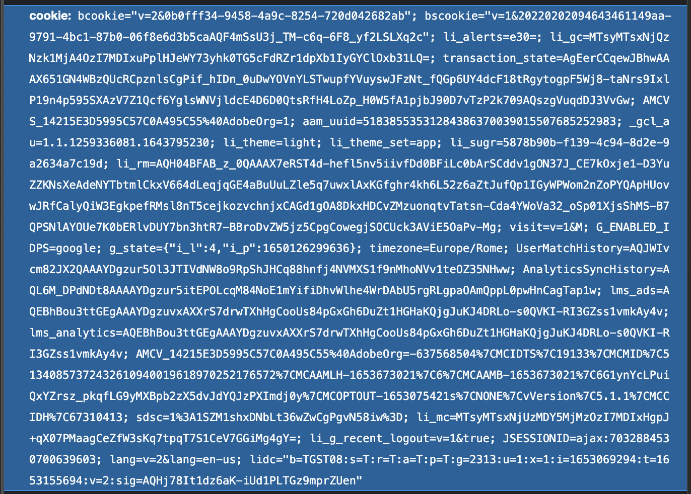 How to Grab HTTP Headers and Cookies for  Scraping