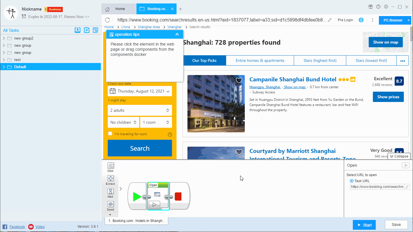 Resources Flowchart Mode How to loop the Dropdown box ScrapeStorm