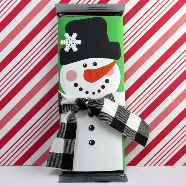 Free Printable Snowman Candy Bars Wrappers Template YouTube