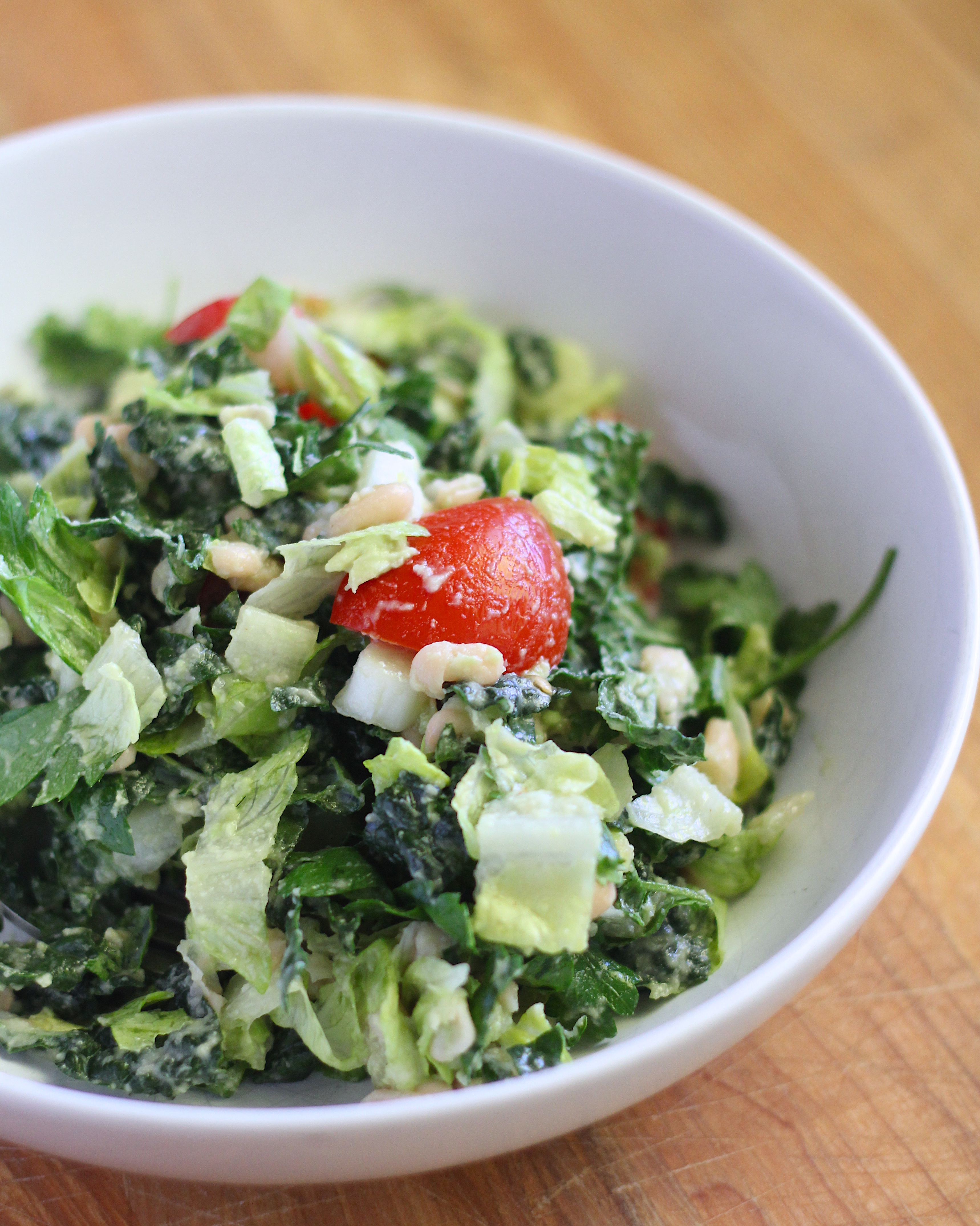 White Bean, Avocado, and Kale Salad Scratch Eats