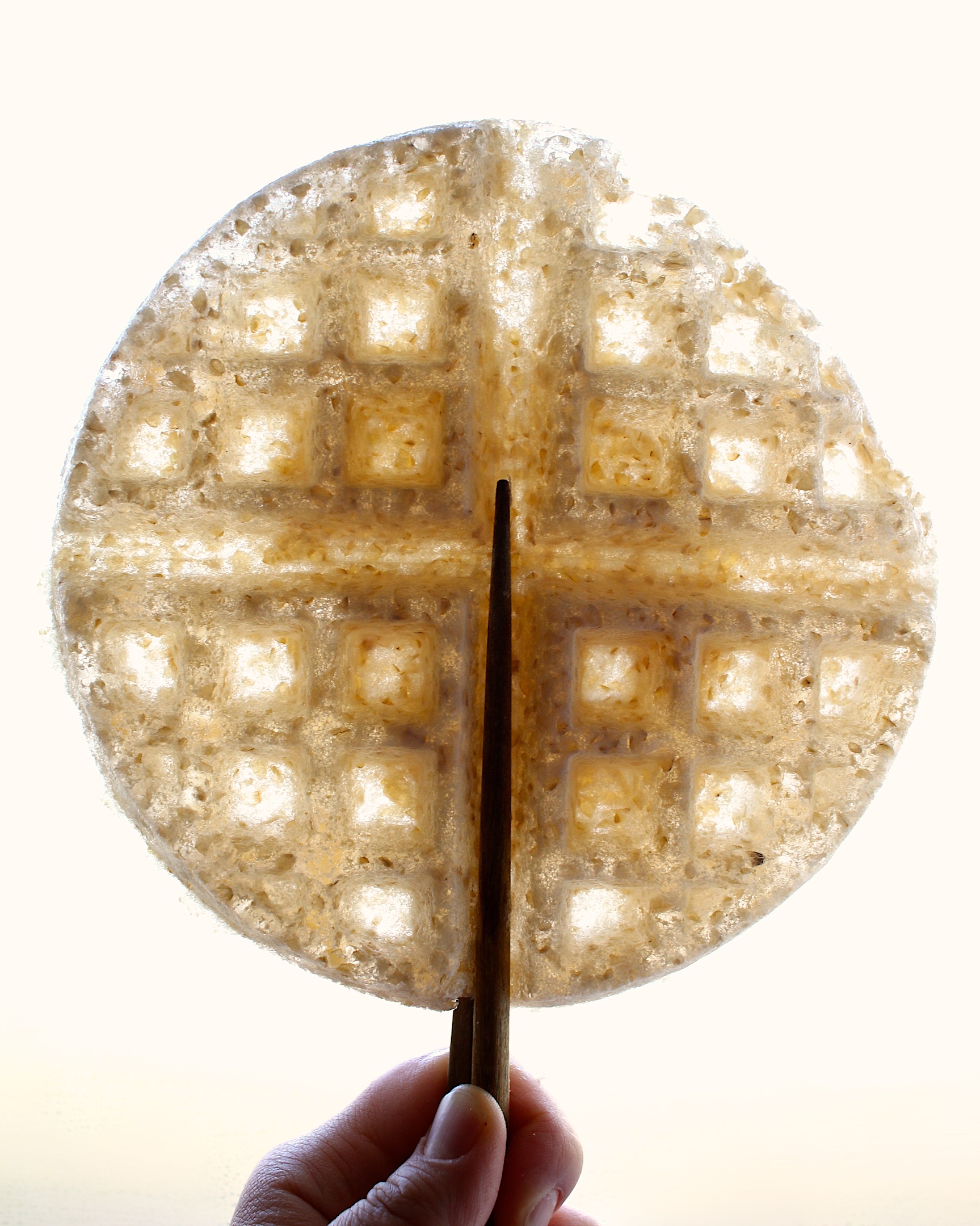 Brown Rice Moffles (Mochi Waffles) 玄米モッフル Scratch Eats