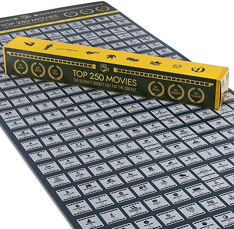 Movies Bucket List Posters Scratch Card Printing UK