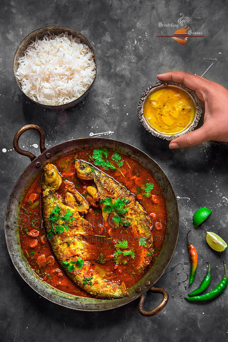 Pabda Macher Tel Jhaal Pabda Jhol Bengali Fish Curry Pabda Curry