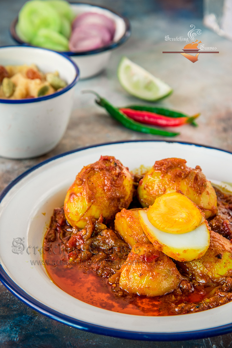 Dim Kosha Recipe Bengali Duck Egg Curry Hanser Dim er Kosha Spicy
