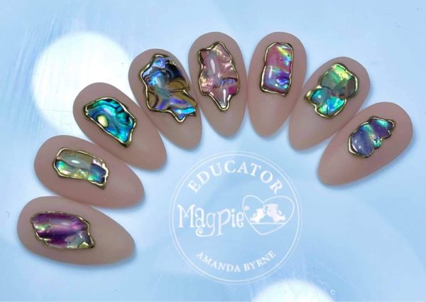 Seashell nails? Check out this Magpie Beauty nail art range Scratch