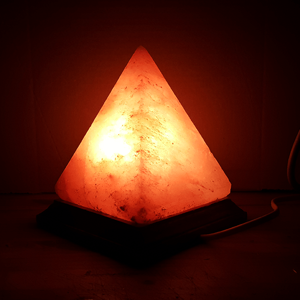 Himalayan Salt Lamp Pyramid Scratch Patch