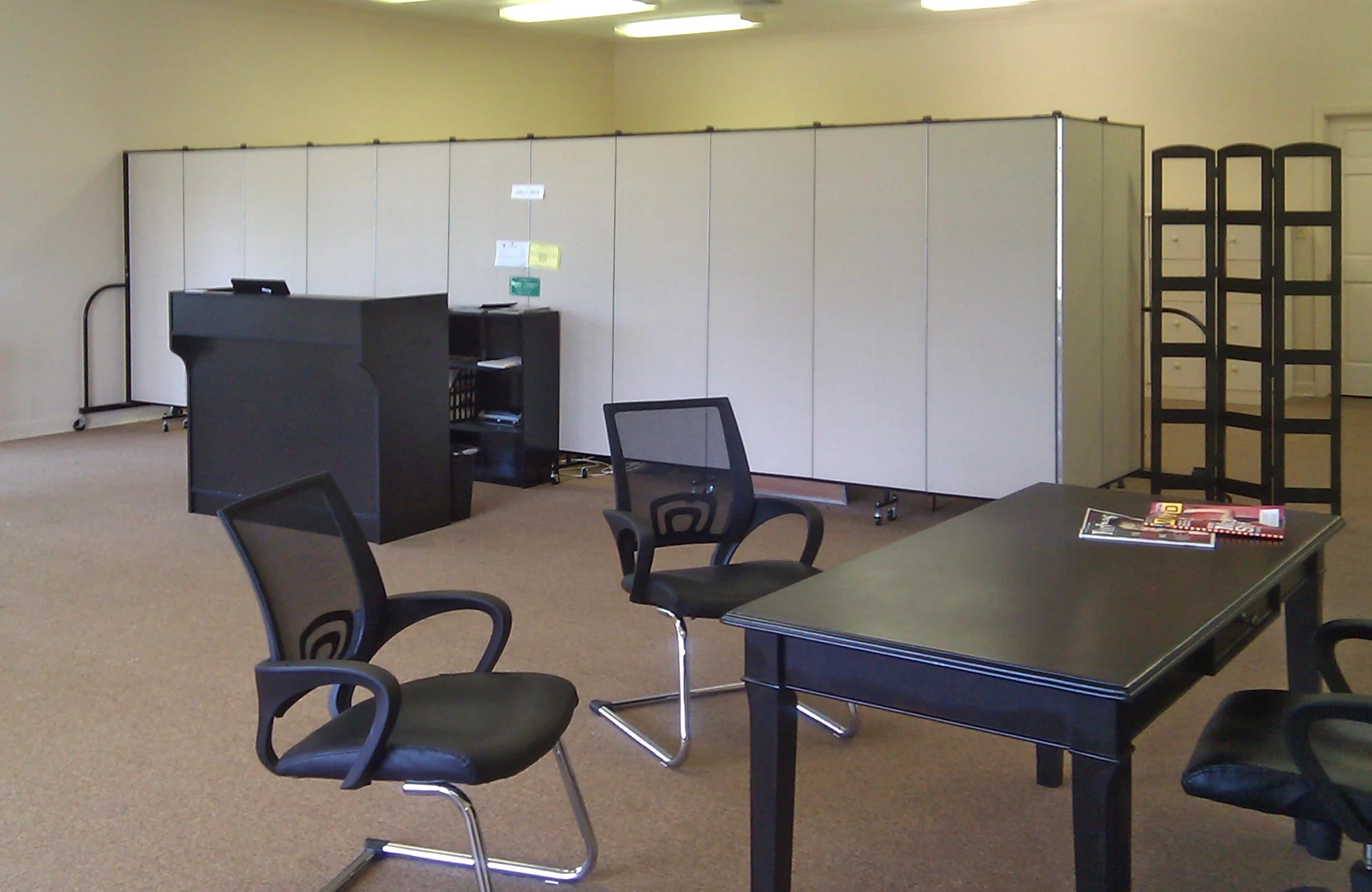 Private Office Space in an Open Layout Screenflex