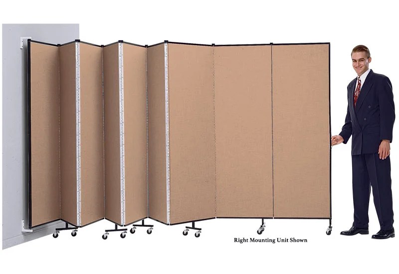 Wallmount Room Divider Information Left vs. Right Screenflex