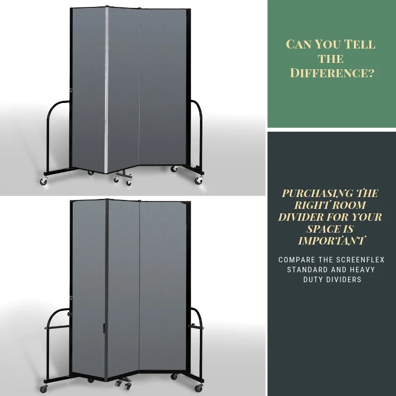 Standard vs Heavy Duty Room Dividers Screenflex Portable Partitions