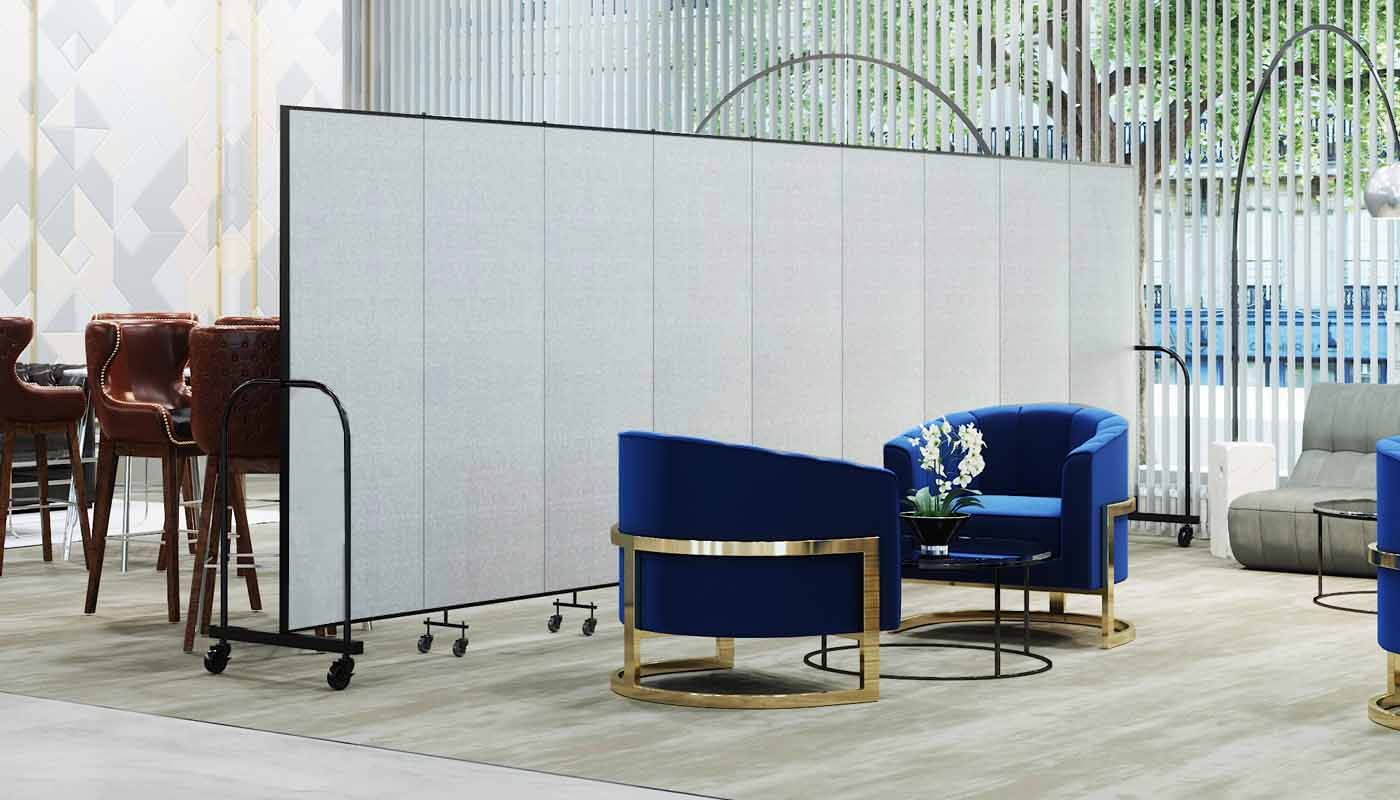 Vinyl Room Dividers EasyClean Freestanding Partitions Screenflex
