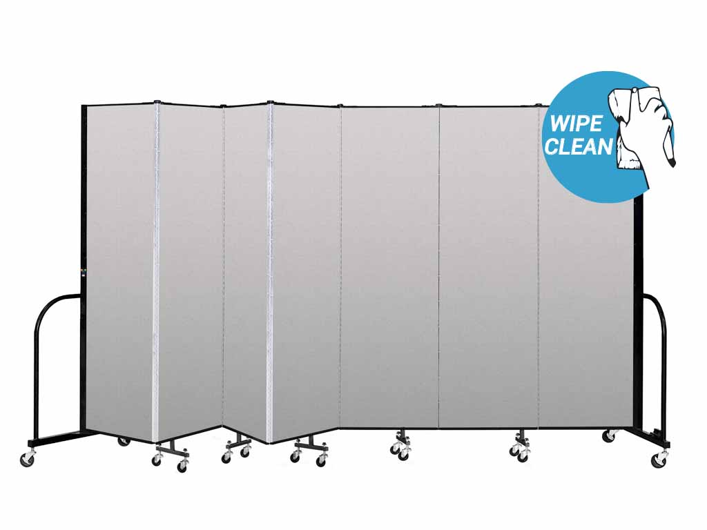Vinyl Room Dividers EasyClean Freestanding Partitions Screenflex