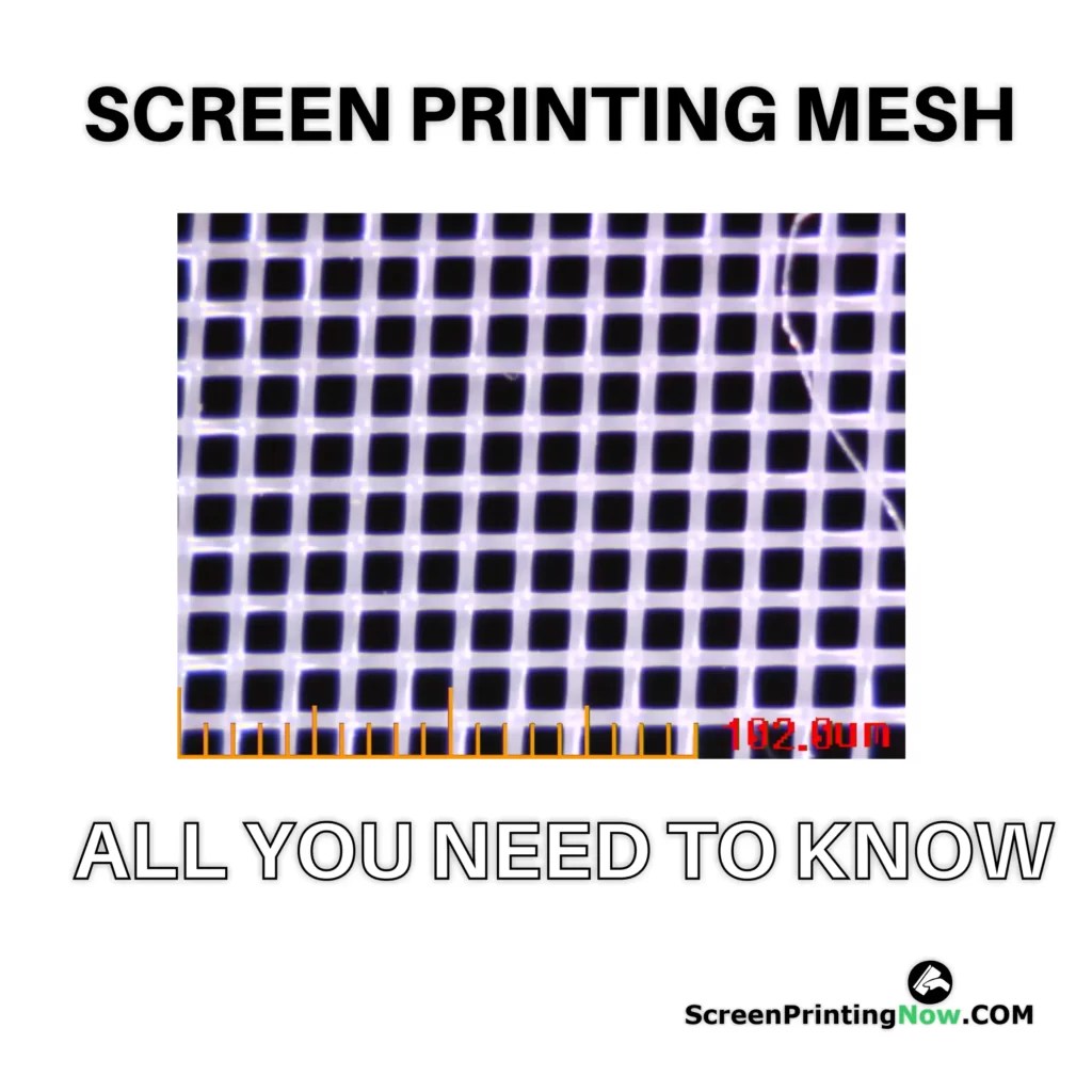 Screen Printing Mesh Count