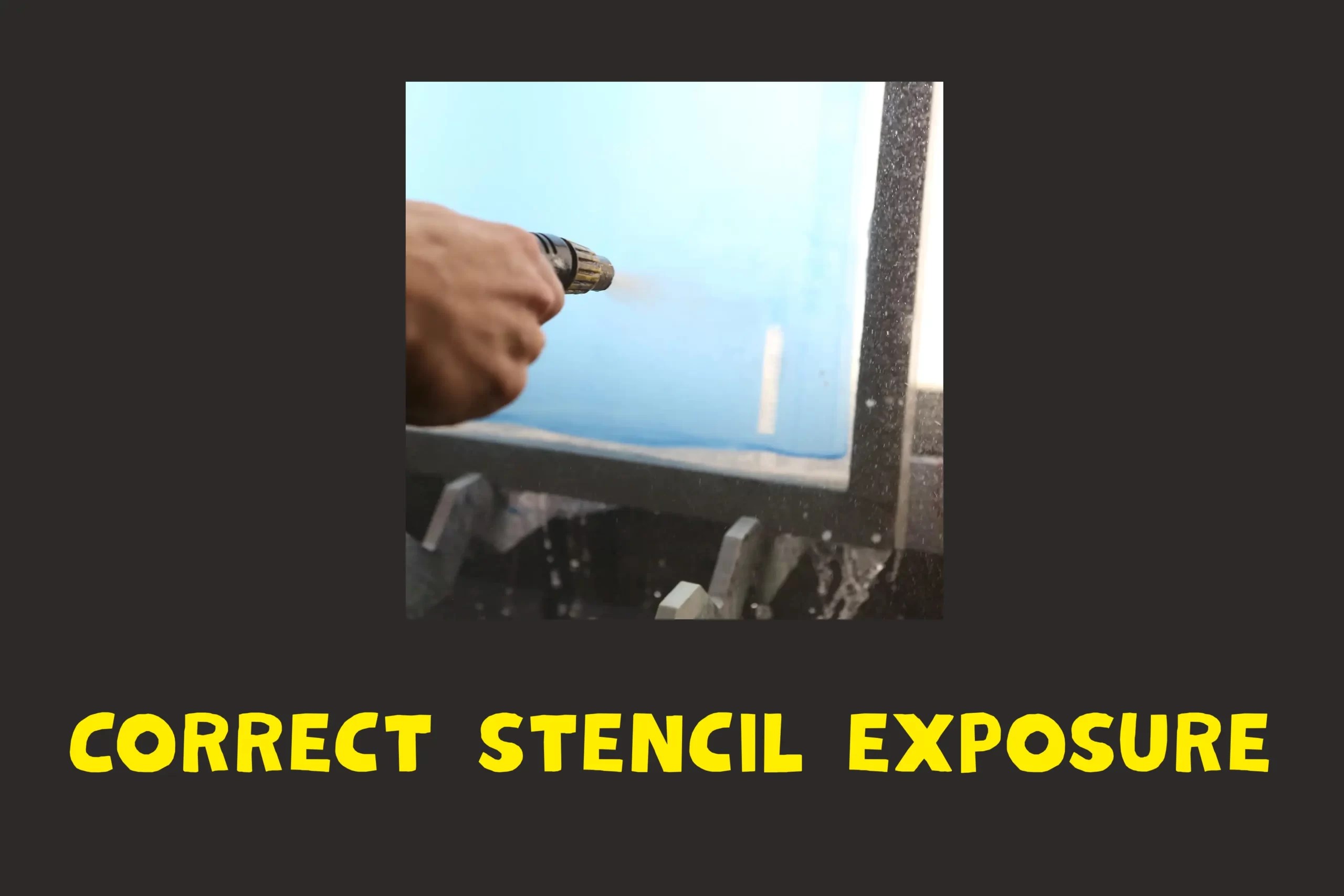Screen Stencil Washout Techniques