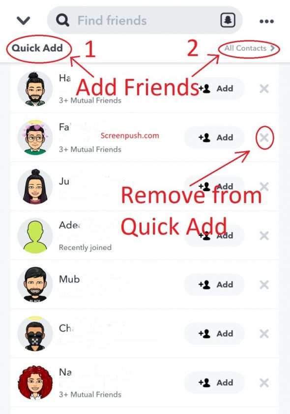 Easy Guide on How to See Mutual Friends on Snapchat ScreenPush