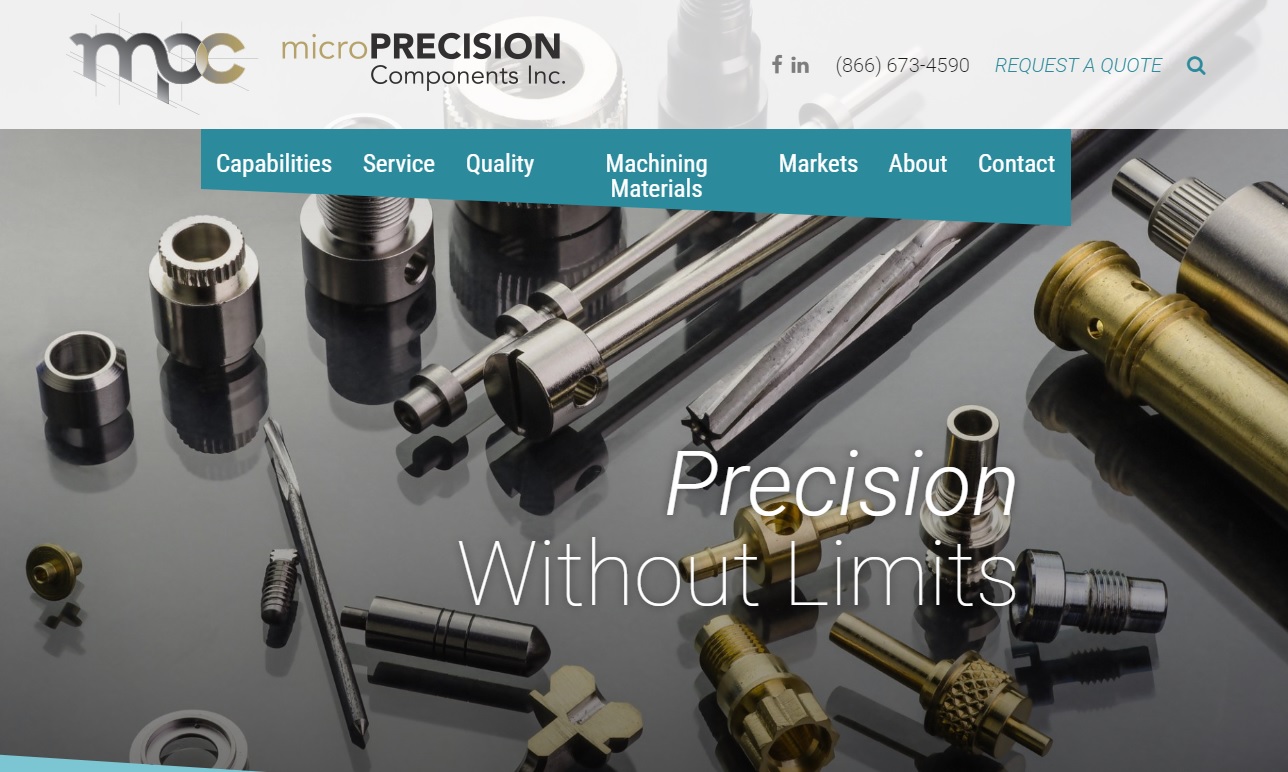 Micro Precision Components Inc. Screw Machine Products