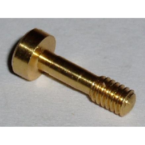 6BA x 3/8 Brass Slot Cheese Bolt 1/4" shoulder 1/8 Thread Pack 100