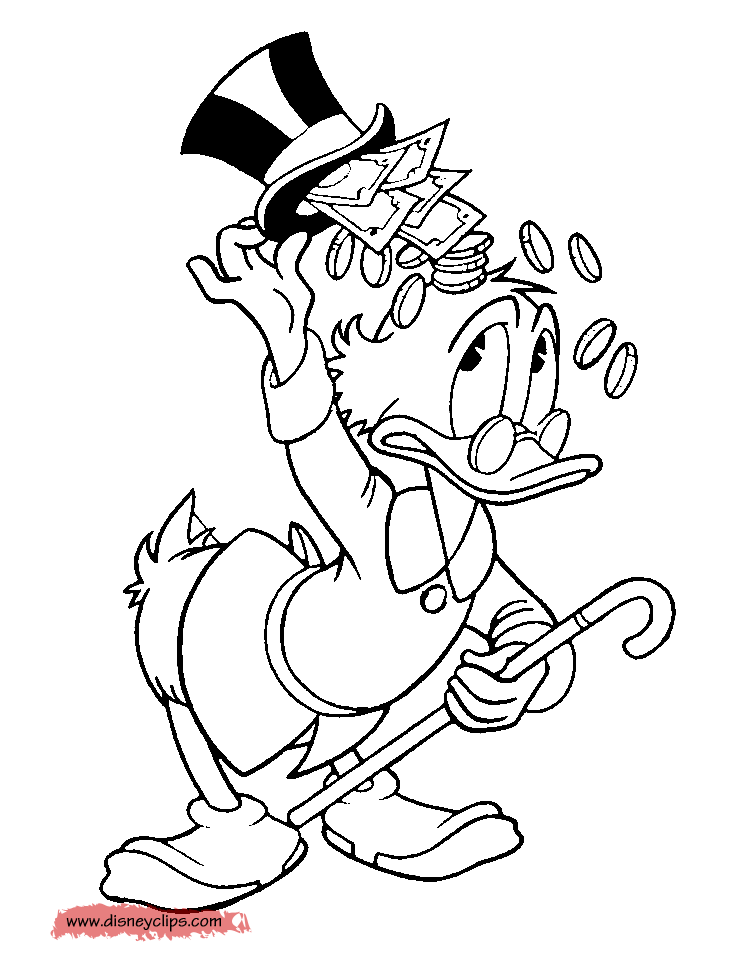 Free Printable Ducktales Coloring Pages