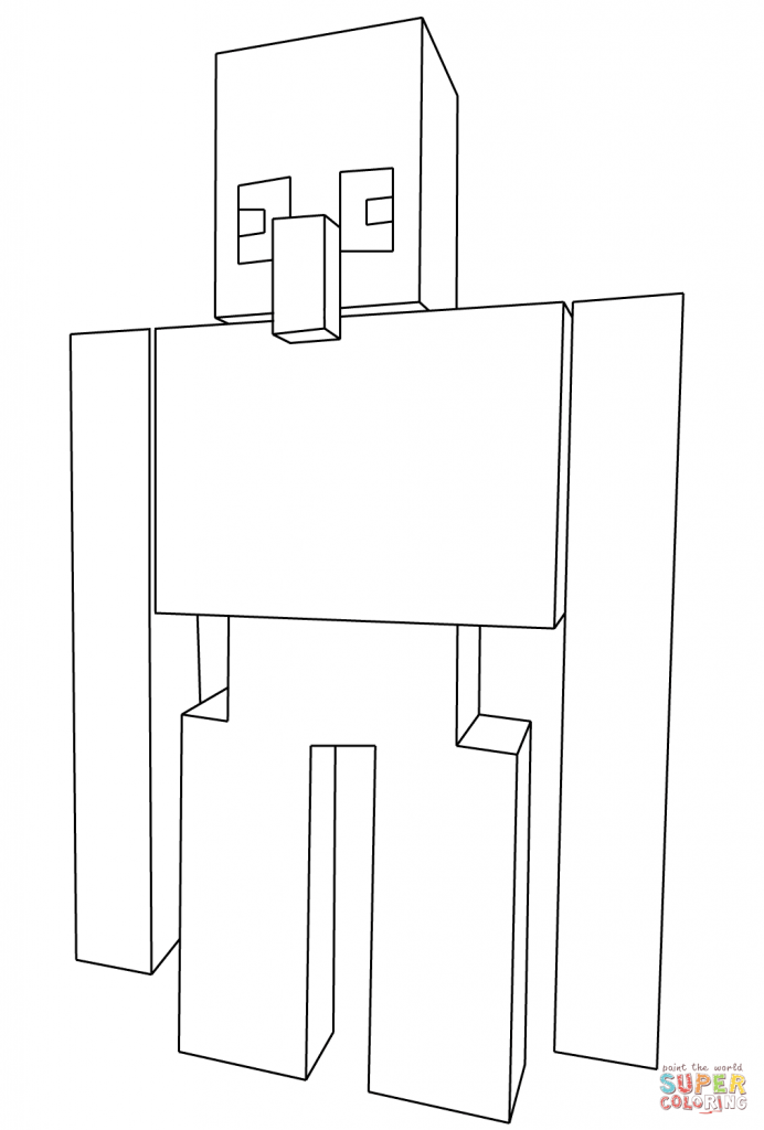 40 Printable Minecraft Coloring Pages