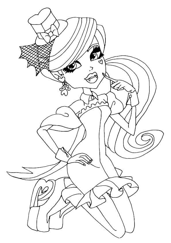 Free Printable Monster High Coloring Pages ScribbleFun