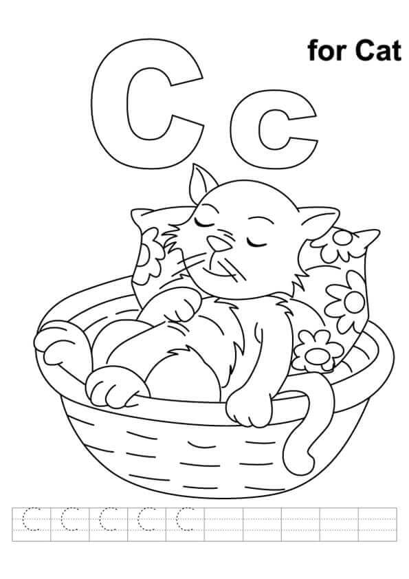 Coloring Sheets Of Cats Cat And Kitten Coloring Pages Kitten Color