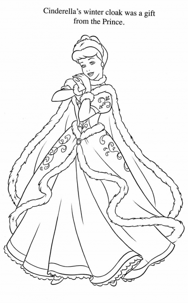 Disney Cinderella and The Prince Coloring Page Mama Likes This